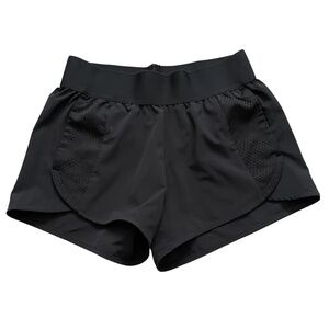 ADIDAS BLACK ATHLETIC SHORTS - XS
